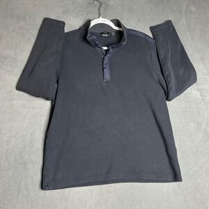Hugo Boss 1/4 Zip Pullover Size Large Sweater Mock Neck Long Sleeve
